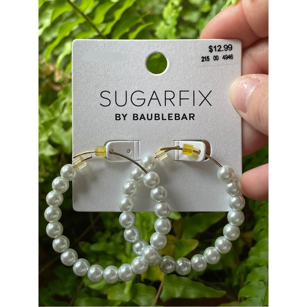 Pearl Hoop Earrings